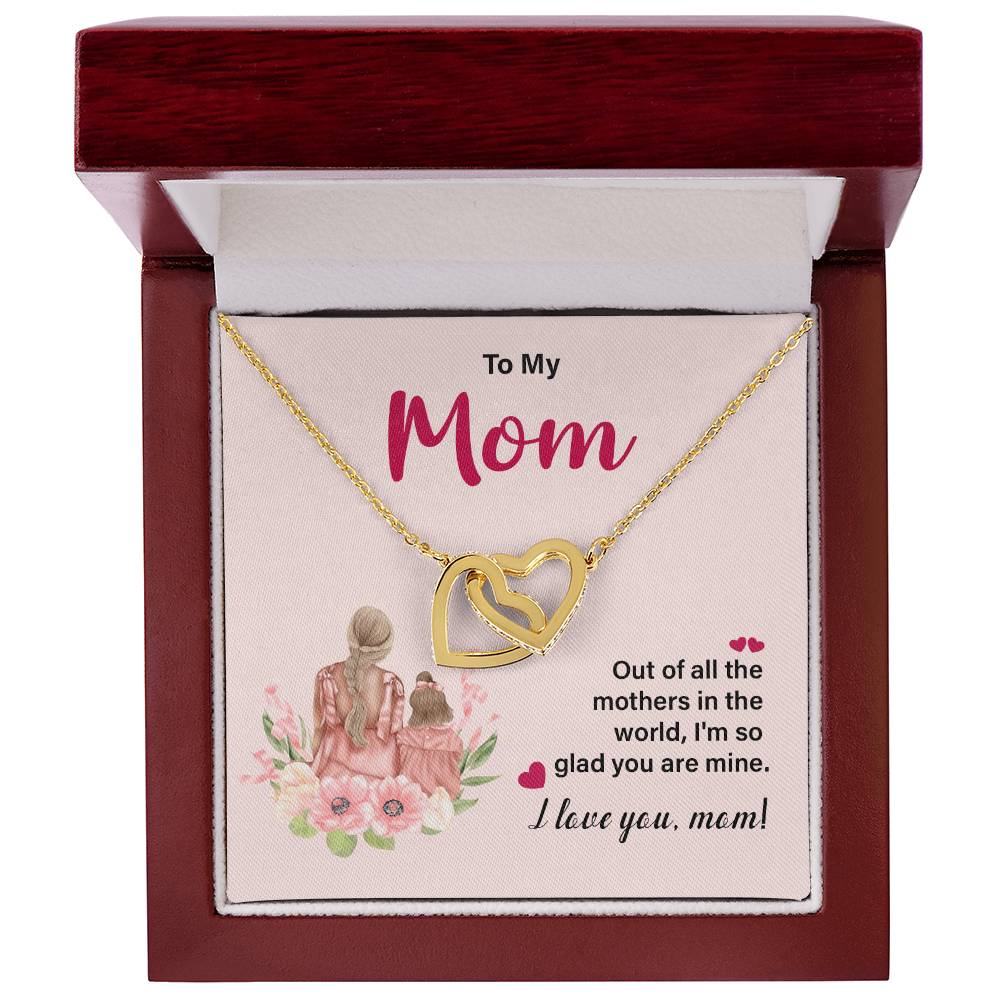 I Love You Mom Necklace – Gift for Mother's Birthday