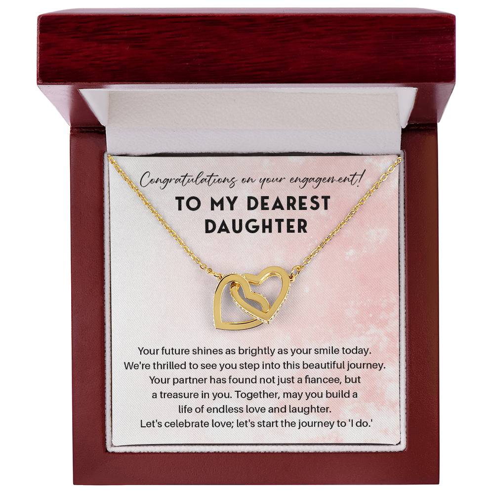 Gift for Daughter – Love Knot Necklace with Card