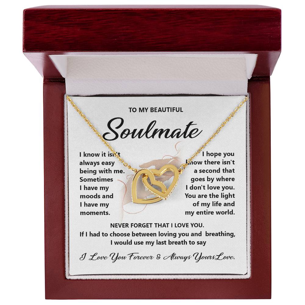 Soulmate Gift for Her with Forever Love Message Card