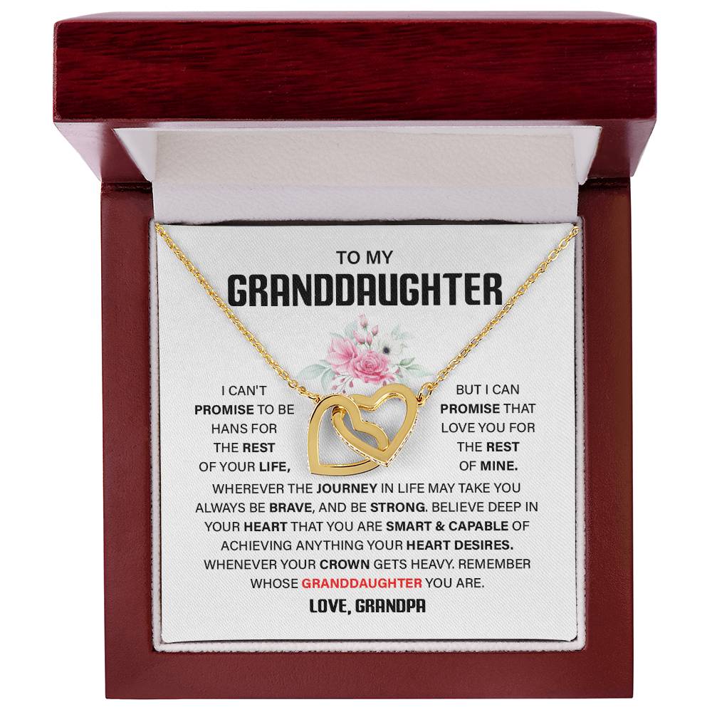 Granddaughter Gift from Grandpa – Interlocking Hearts Box