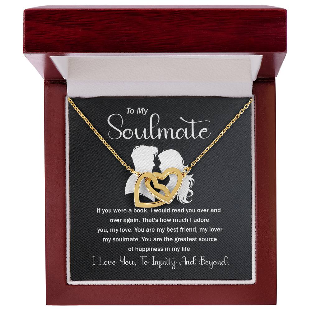 Soulmate Necklace Gift – Infinity Love Message Card