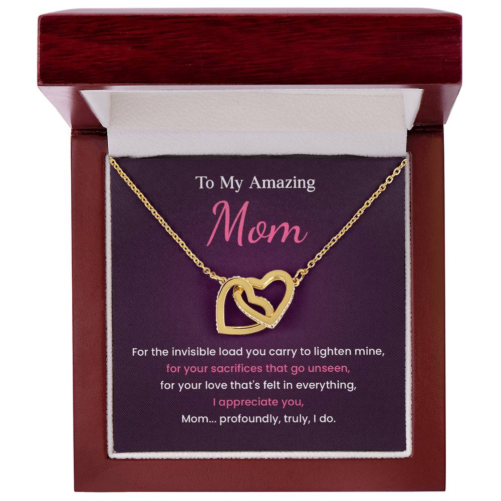 Gift for Mom - Elegant Necklace with Loving Message