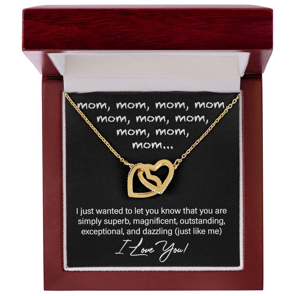 Humorous Necklace for Mom – Playful Gift with Funny Message Card