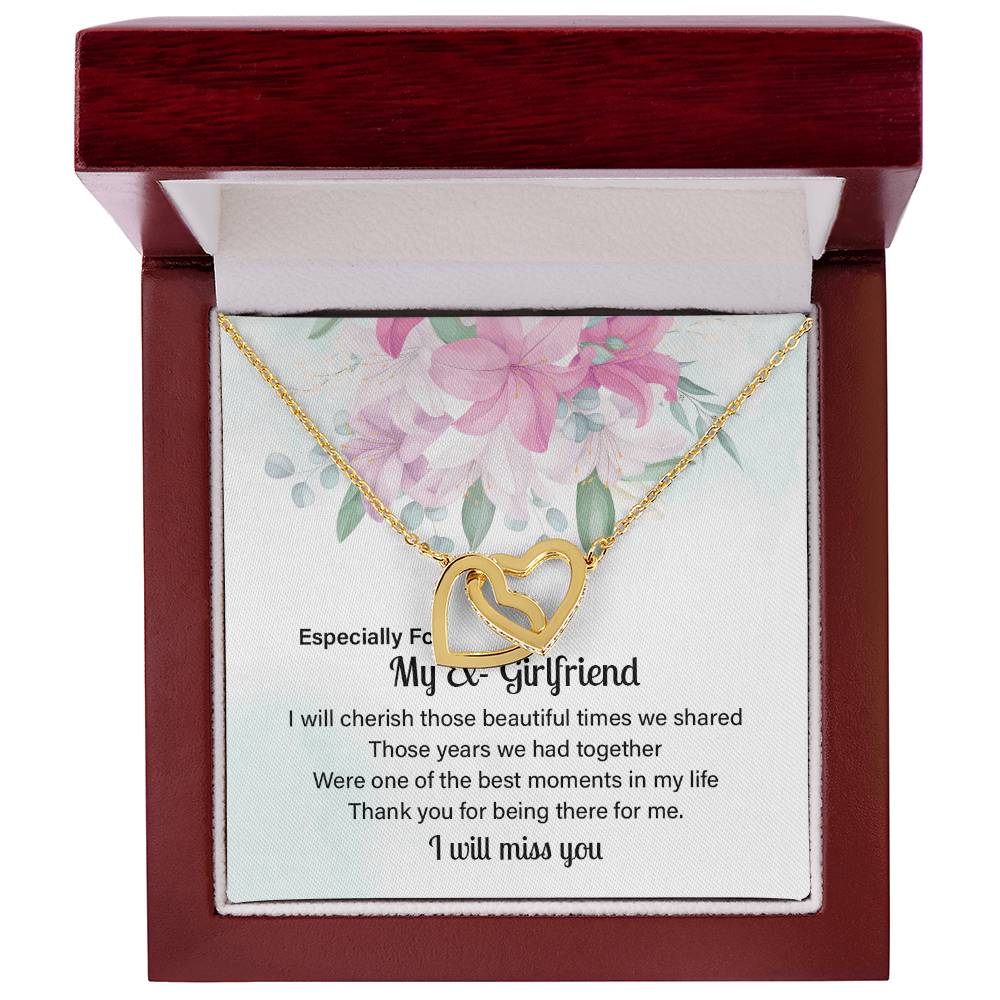 Ex-Girlfriend Gift – Heart Necklace with Message Card
