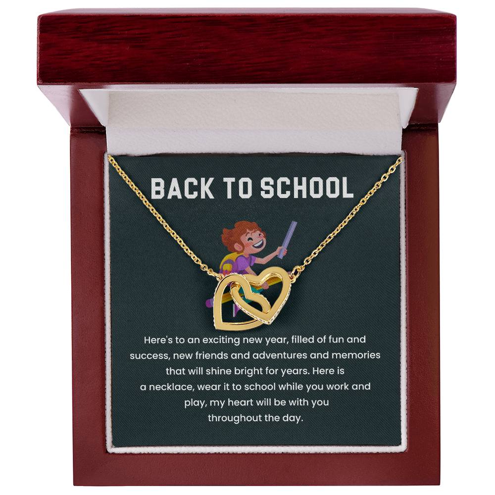 Back to School Necklace Gift for Kids – Sentimental Message Card