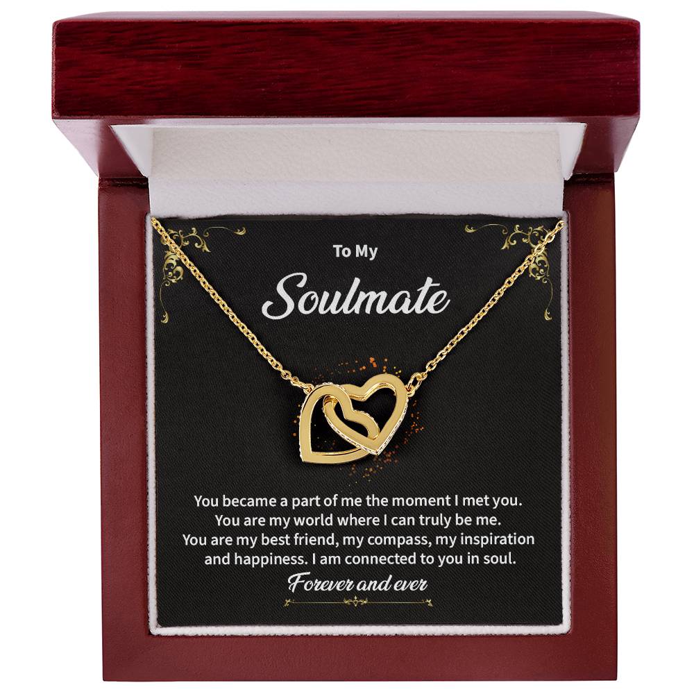 Interlocking Hearts Necklace – Soulmate Gift Box