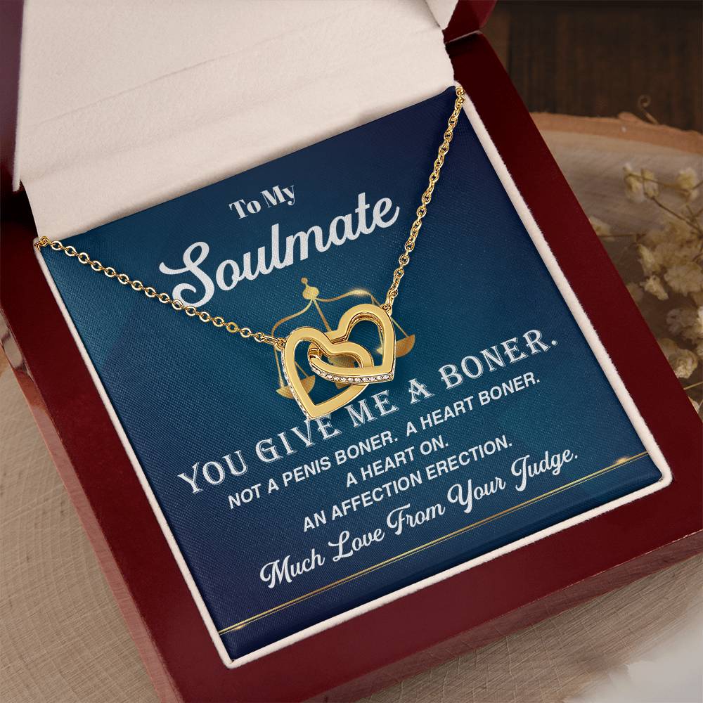 Funny Soulmate Necklace from Judge – Gift Box
