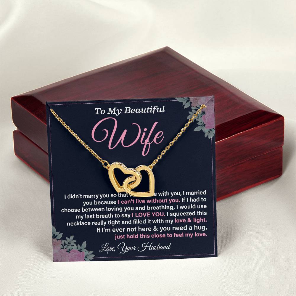 Heartfelt Romantic Gift for Wife from Husband with Loving Message Card