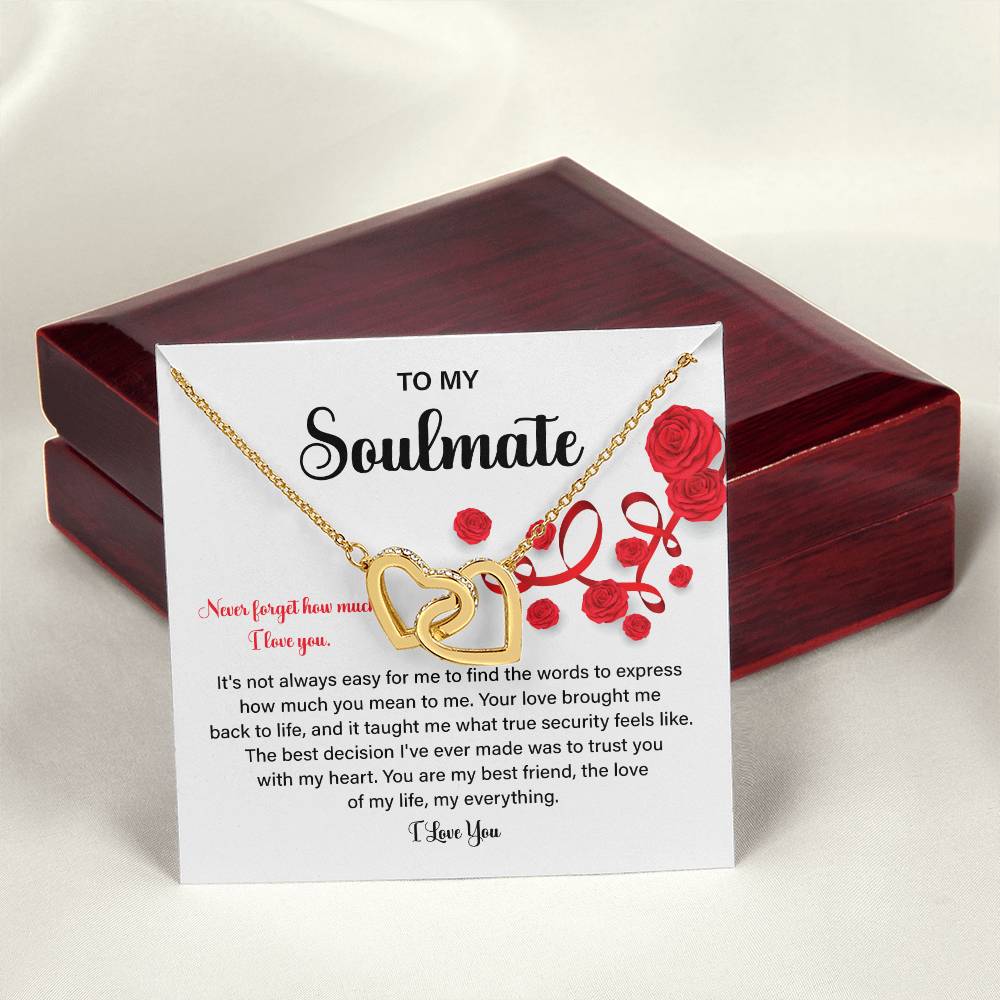 Soulmate Gift Necklace for Her – Love Message Box