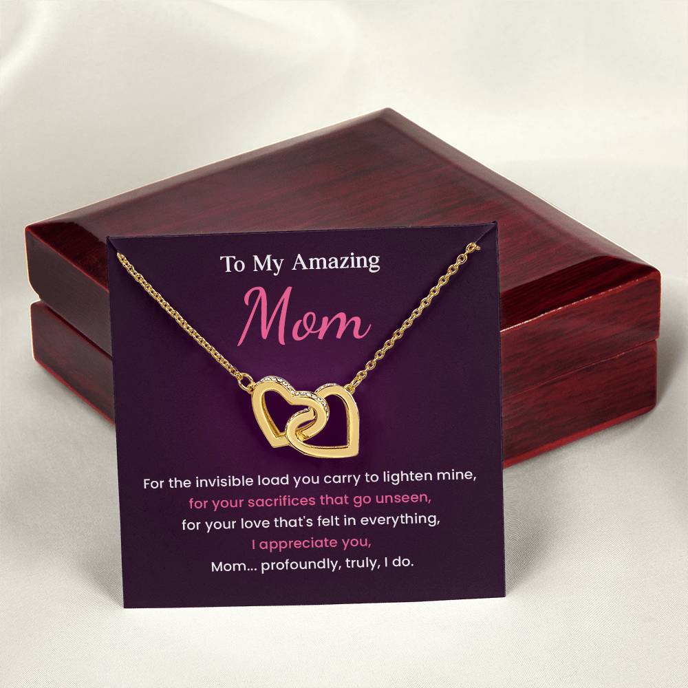 Gift for Mom - Elegant Necklace with Loving Message