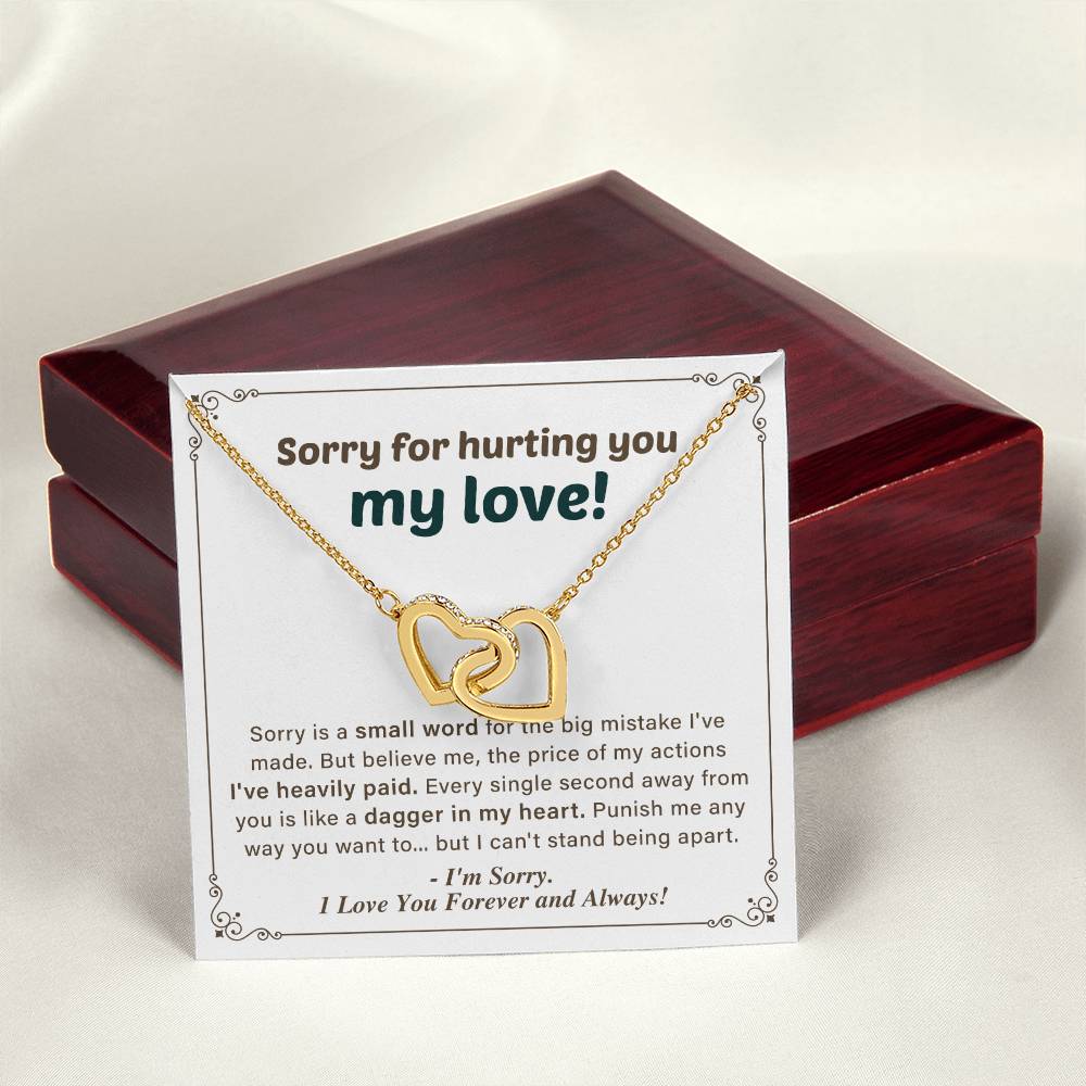 Apology Gift Sorry For Hunting You My Love I Love you Forever