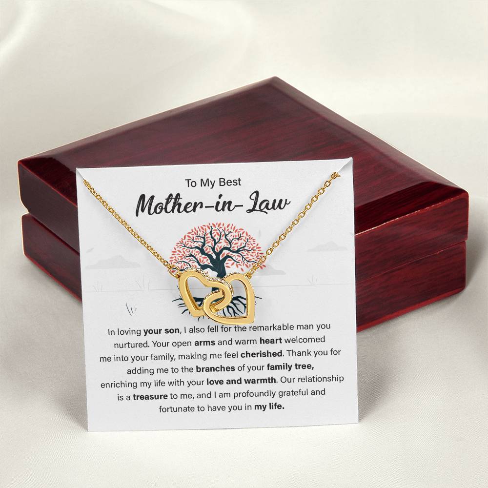 Gift for Mother-in-Law from Bride with Family Tree Card