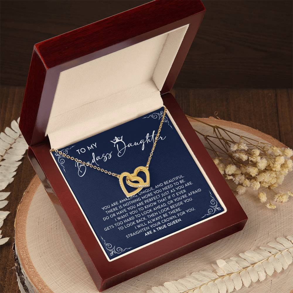 Badass Daughter - Empowering Message Card Gift Celebrating Your Strength, Beauty, And Uniqueness