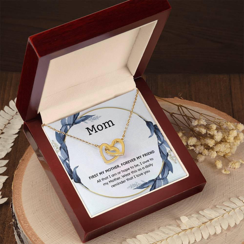 Necklace Gift for Mom – Message Card and Gift Box