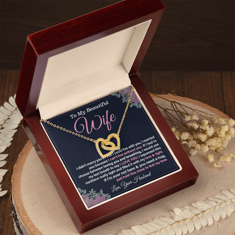 Heartfelt Romantic Gift for Wife from Husband with Loving Message Card