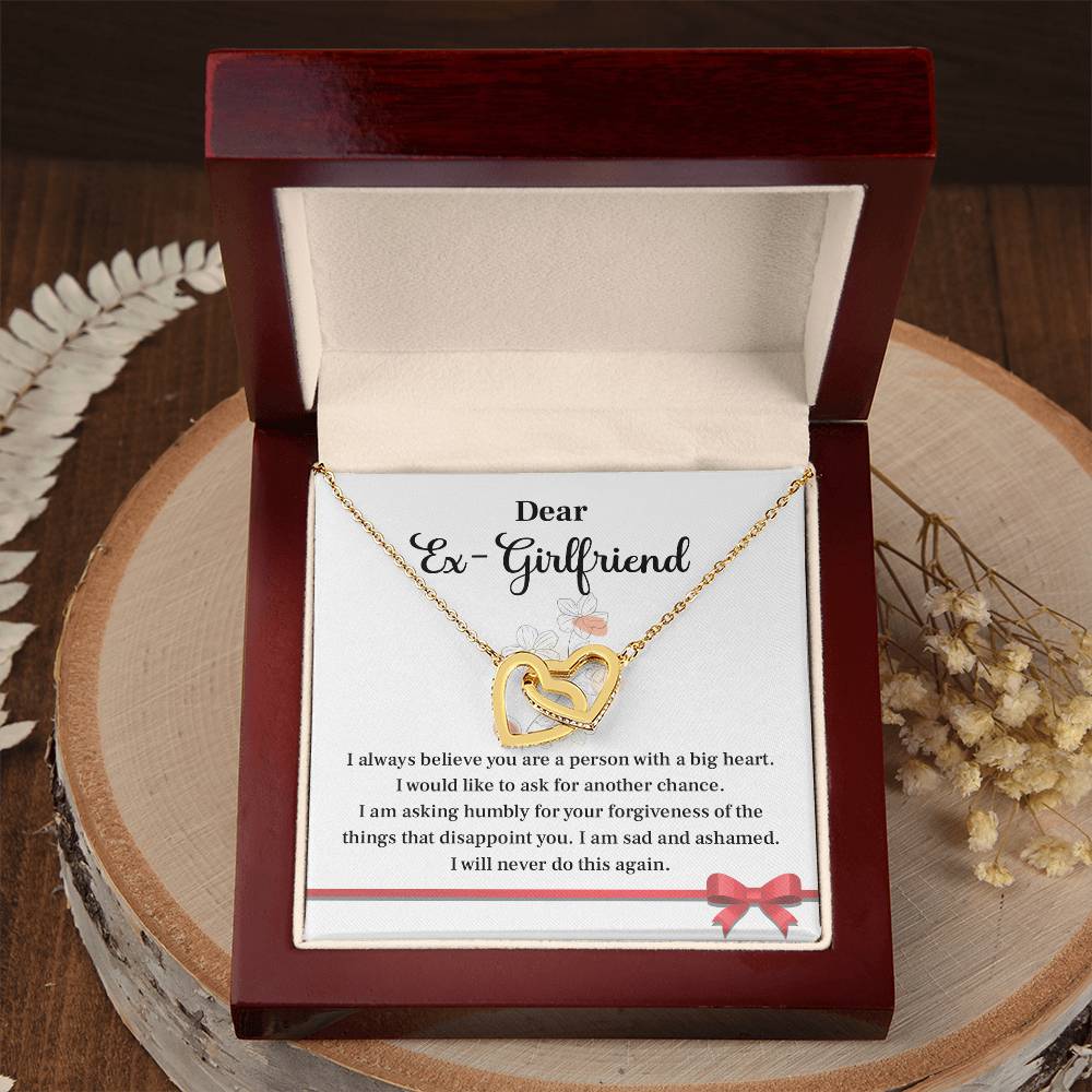 Forgiveness Necklace Gift for Ex-Girlfriend with Card