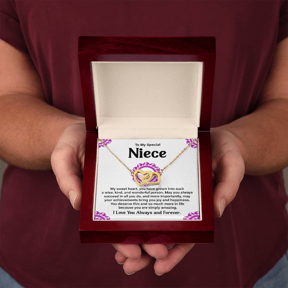 To My Special Niece Heartfelt Necklace For Love Elegant Pendant Special Gift Proud Niece Jewelry Kind Heart Pendant Love And Support Jewelry Thoughtful Gift For Niece Sentimental Pendant Sweet Jewelry
