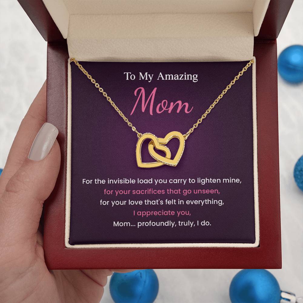 Gift for Mom - Elegant Necklace with Loving Message