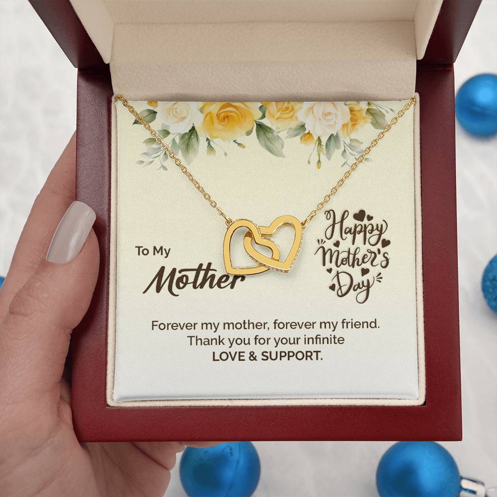 Mother’s Day Necklace Gift – Forever My Friend Card