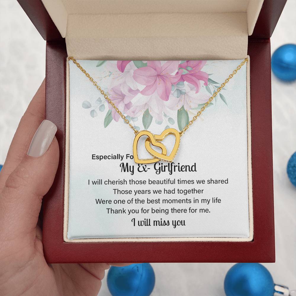 Ex-Girlfriend Gift – Heart Necklace with Message Card