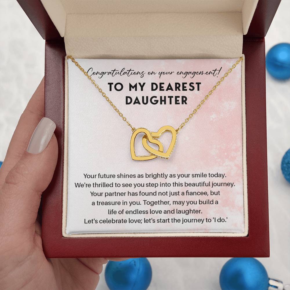 Gift for Daughter – Love Knot Necklace with Card