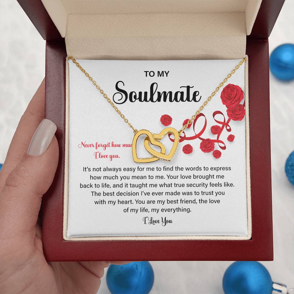 Soulmate Gift Necklace for Her – Love Message Box