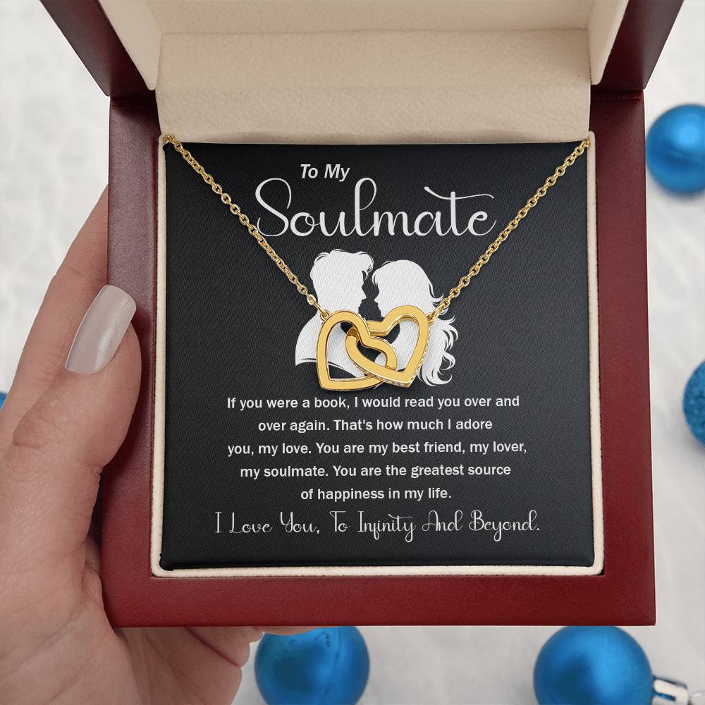 Soulmate Necklace Gift – Infinity Love Message Card
