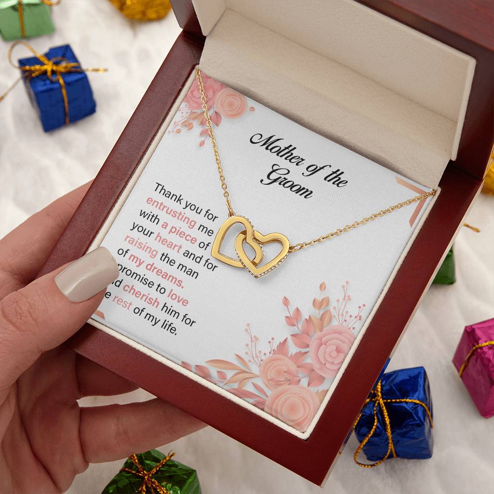 Sentimental Mother of Groom Jewelry With Message Card
