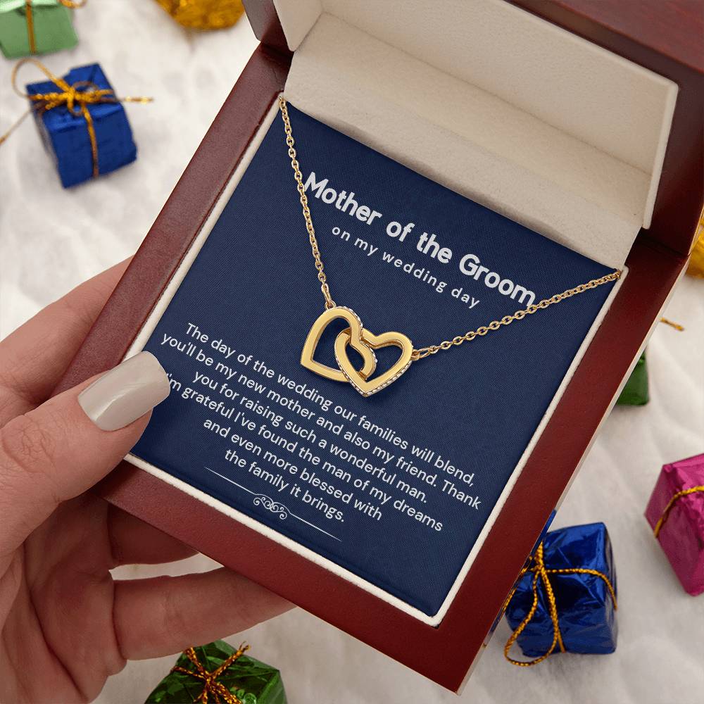 Mother of Groom Necklace Gift from Bride With Gift Box