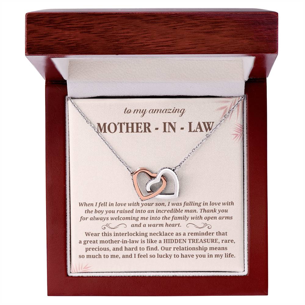 Mother-in-Law Necklace Gift With Sentimental Note