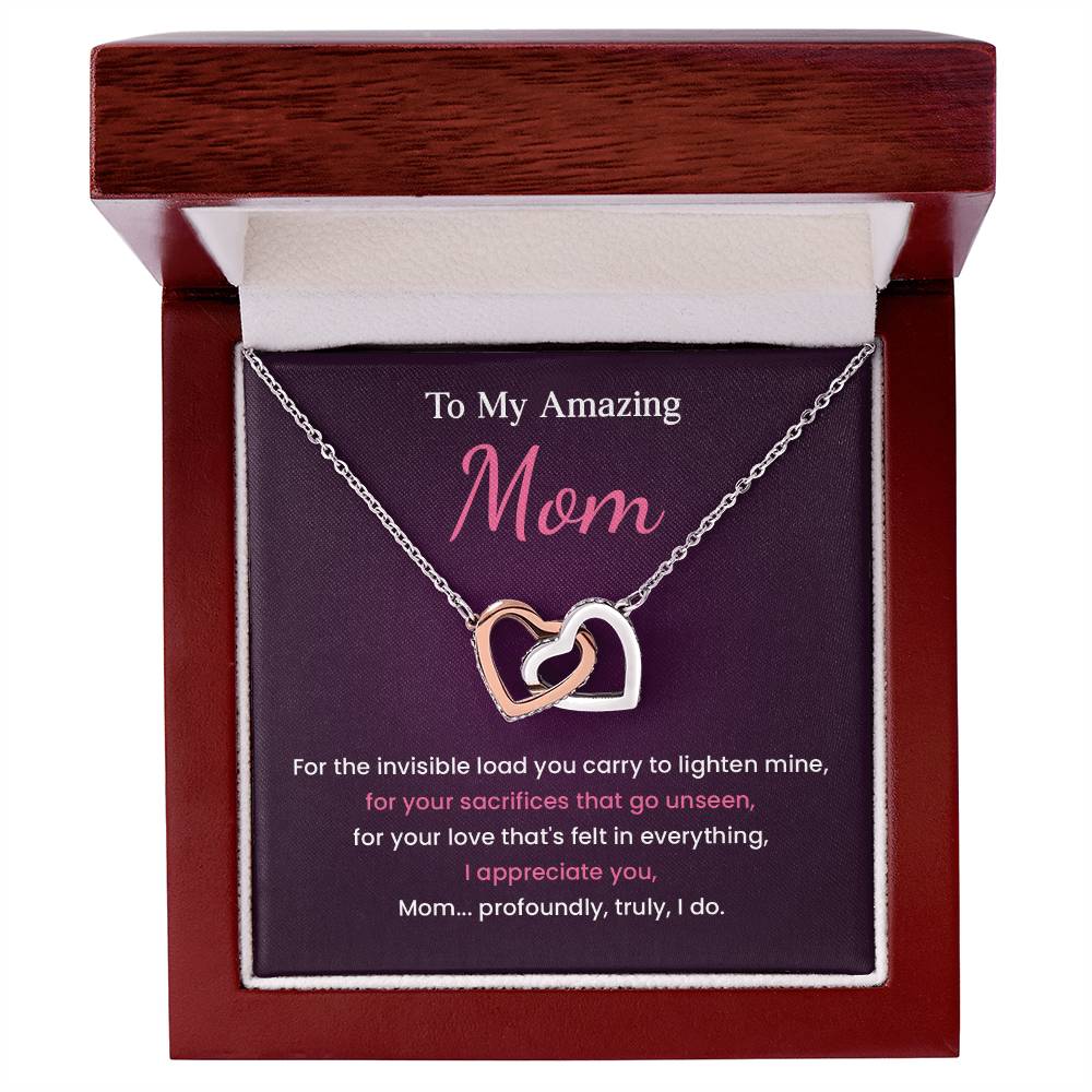 Gift for Mom - Elegant Necklace with Loving Message