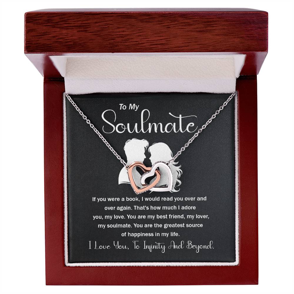 Soulmate Necklace Gift – Infinity Love Message Card