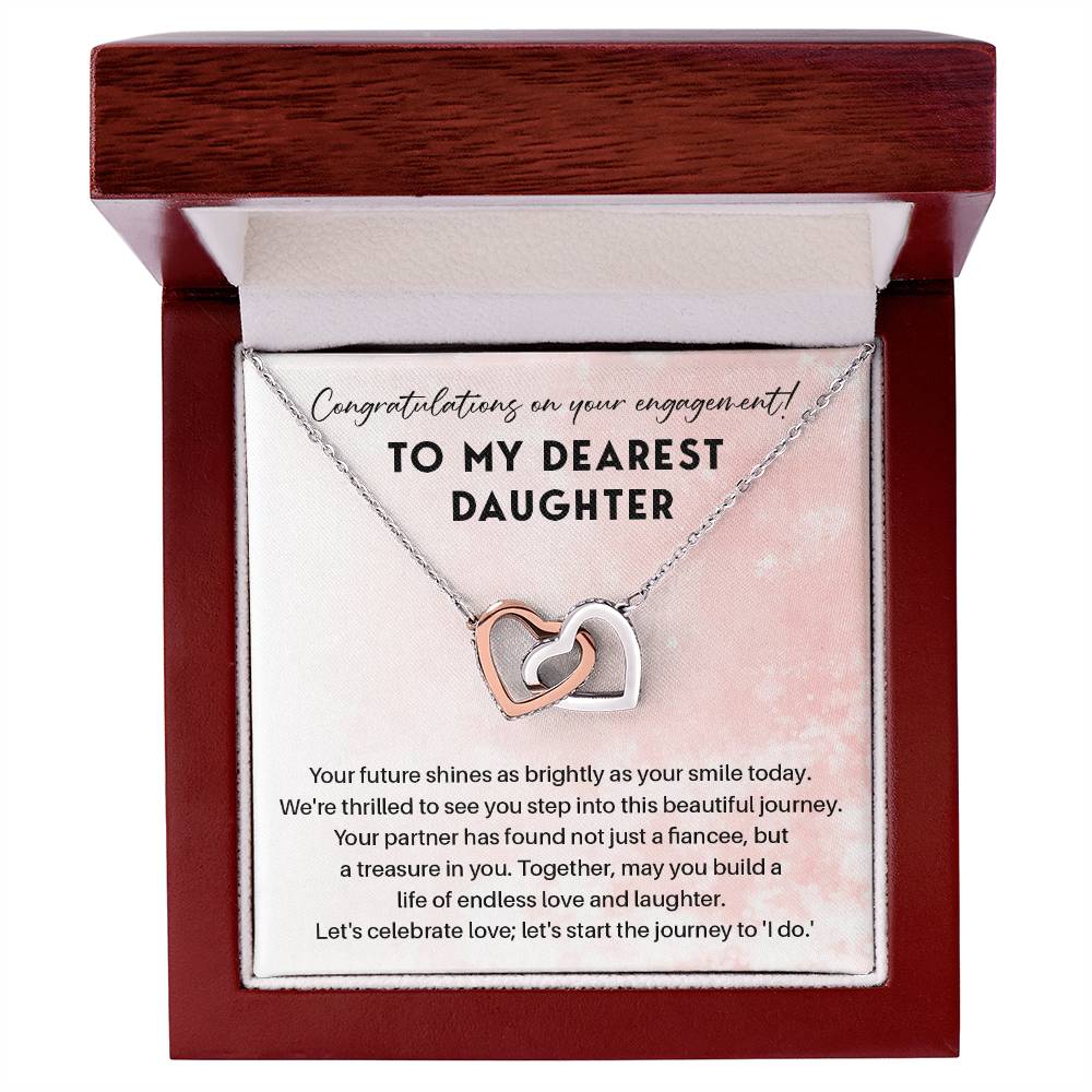 Gift for Daughter – Love Knot Necklace with Card