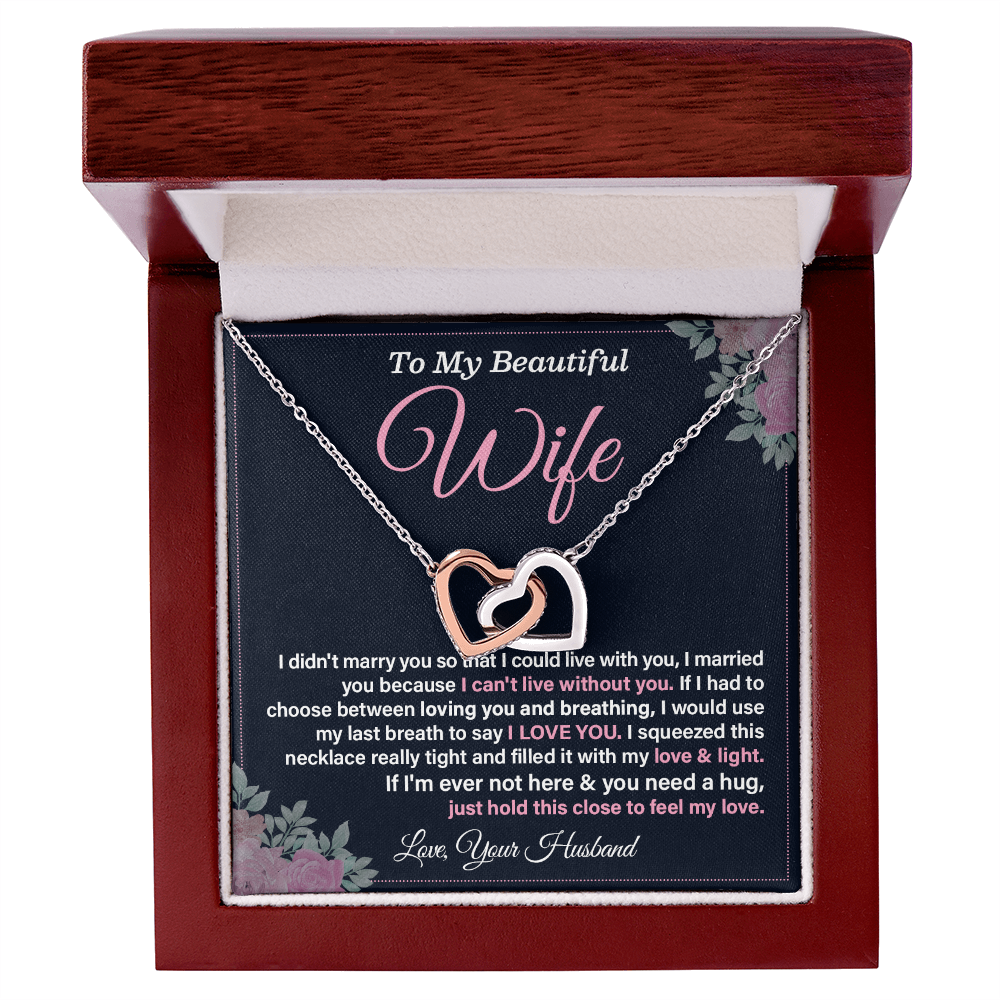 Heartfelt Romantic Gift for Wife from Husband with Loving Message Card