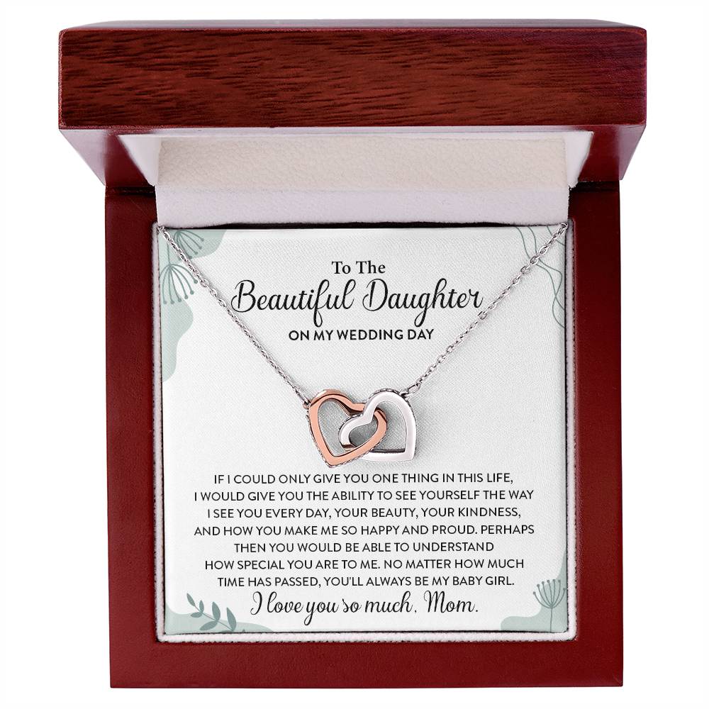 Wedding Gift for Daughter – Linked Hearts Necklace