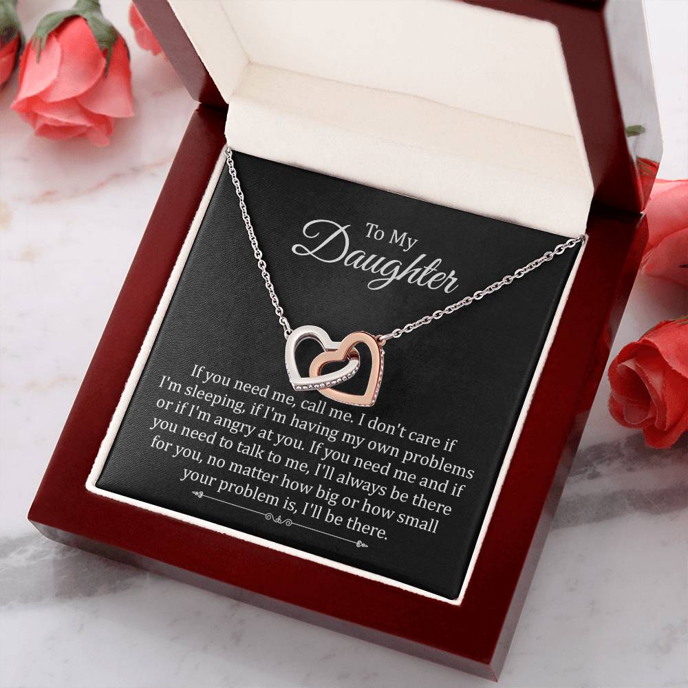 To My Daughter Necklace Gift From Mom and Dad