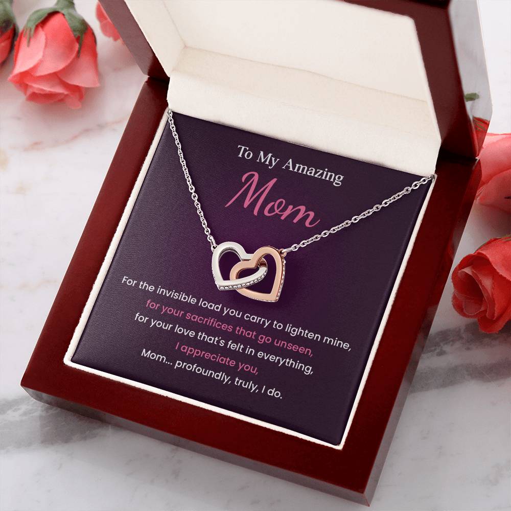 Gift for Mom - Elegant Necklace with Loving Message