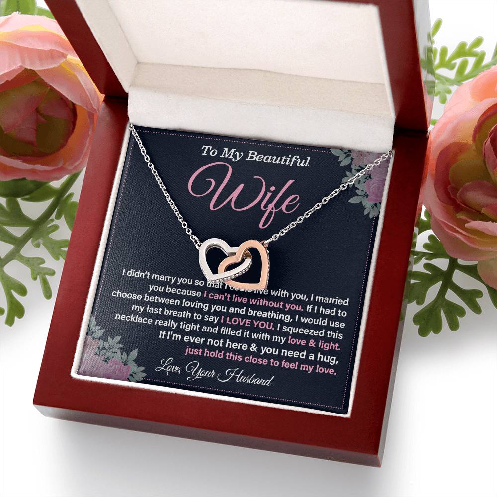 Heartfelt Romantic Gift for Wife from Husband with Loving Message Card