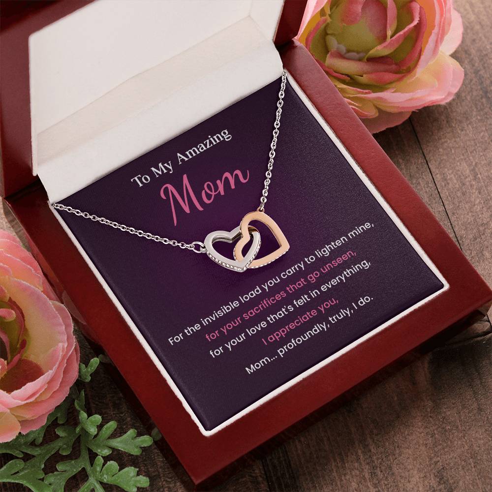 Gift for Mom - Elegant Necklace with Loving Message