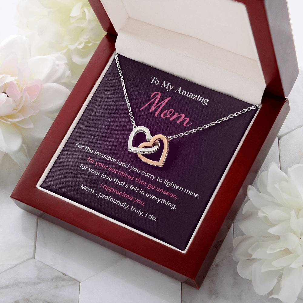 Gift for Mom - Elegant Necklace with Loving Message