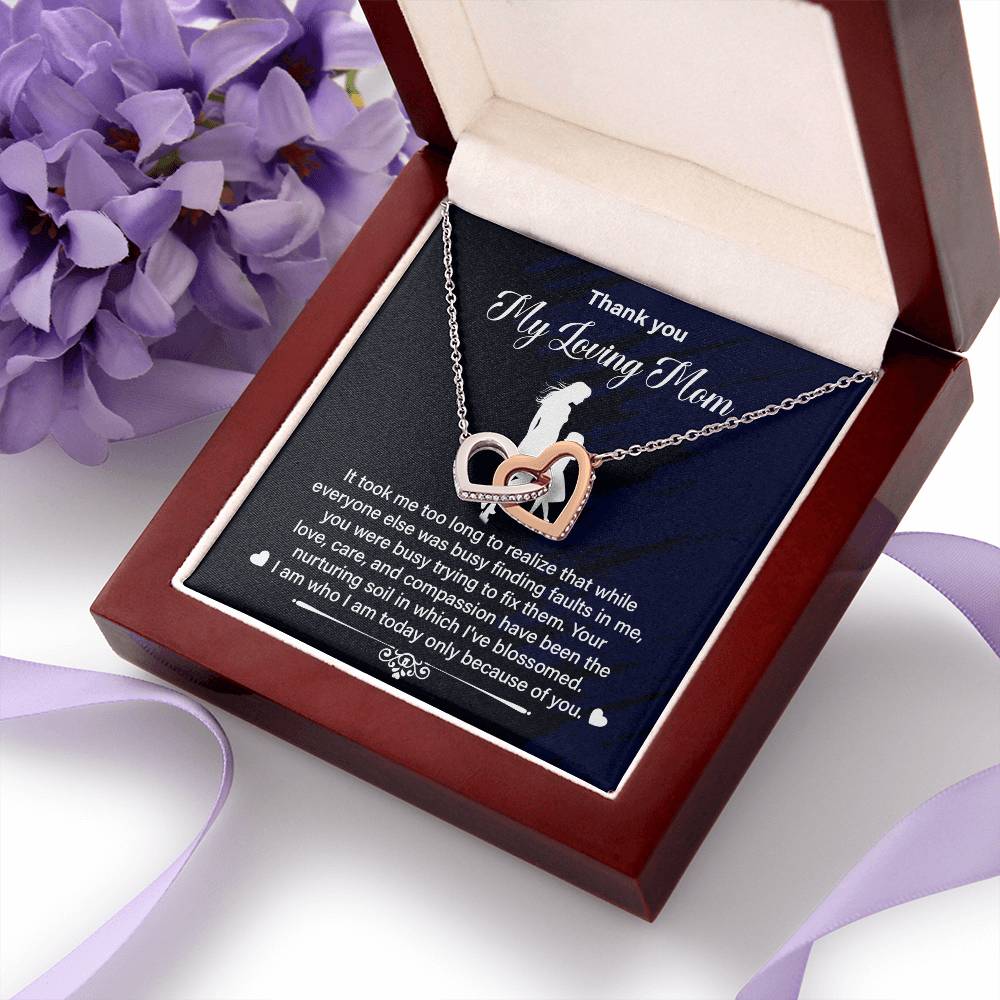 Thank You Mom Gift from Daughter With Necklace Box