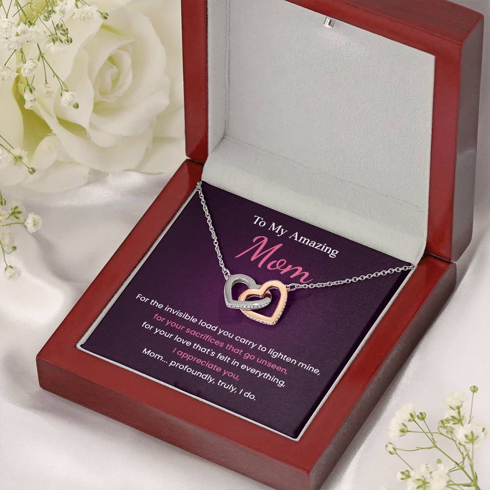 Gift for Mom - Elegant Necklace with Loving Message