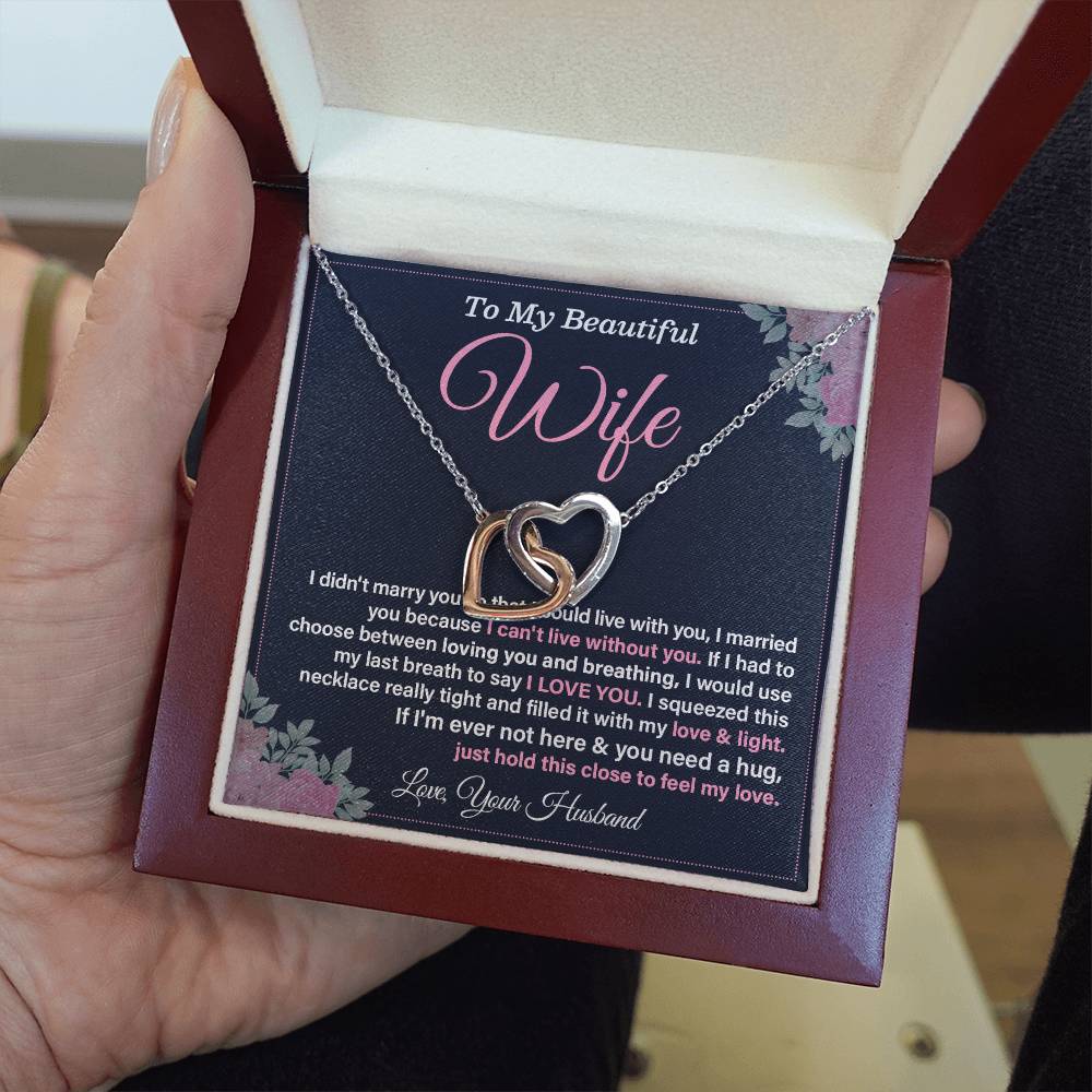 Heartfelt Romantic Gift for Wife from Husband with Loving Message Card