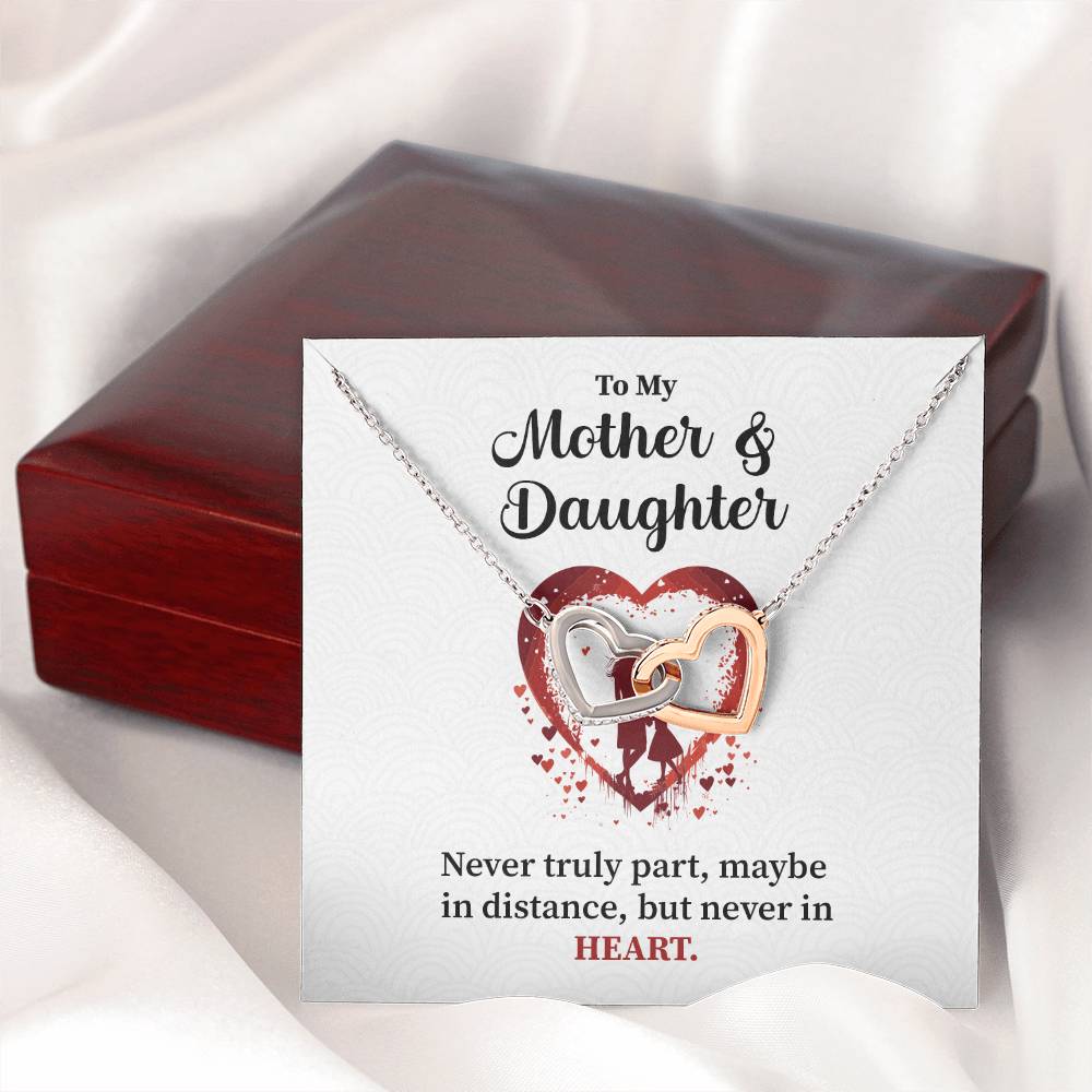 Mother Daughter Necklace Gift – With Message Card