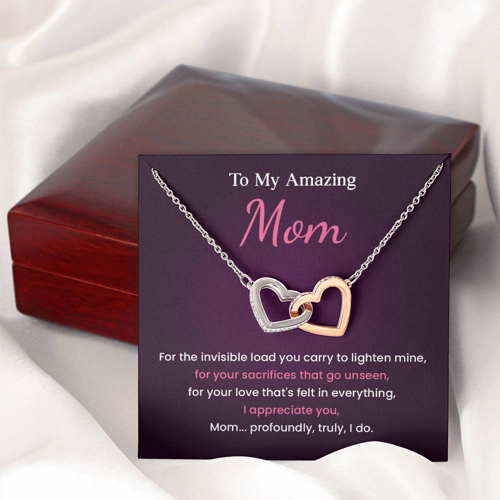 Gift for Mom - Elegant Necklace with Loving Message