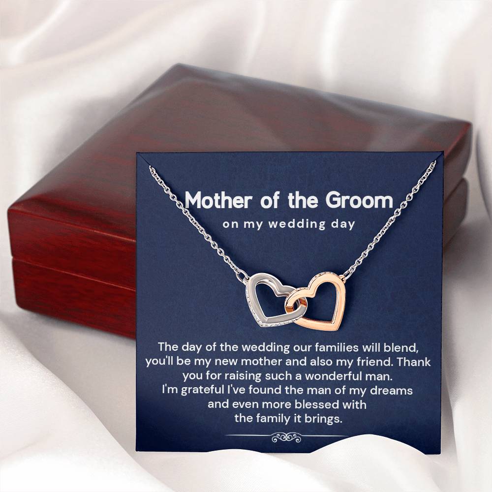 Mother of Groom Necklace Gift from Bride With Gift Box
