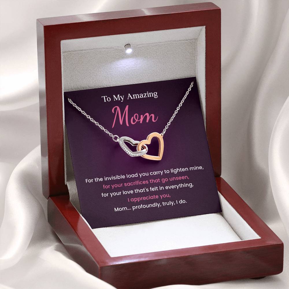 Gift for Mom - Elegant Necklace with Loving Message