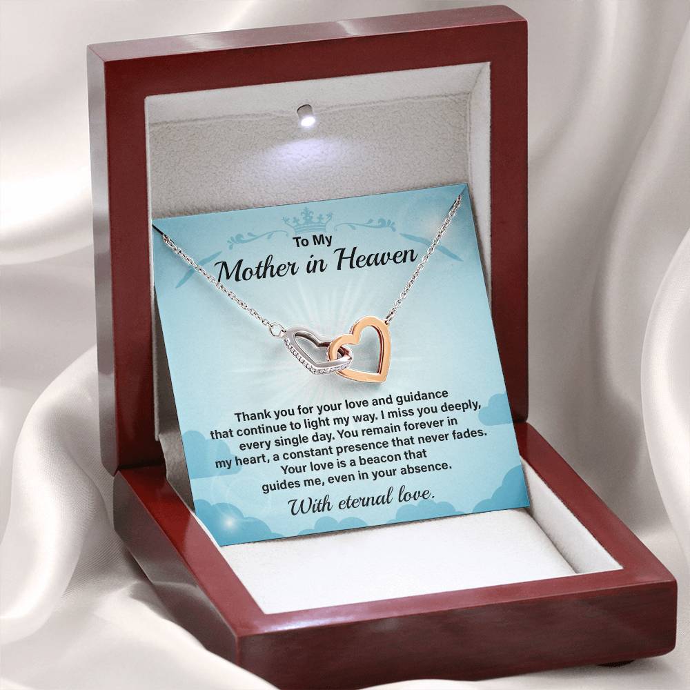 Mother in Heaven Necklace Gift from Daughter