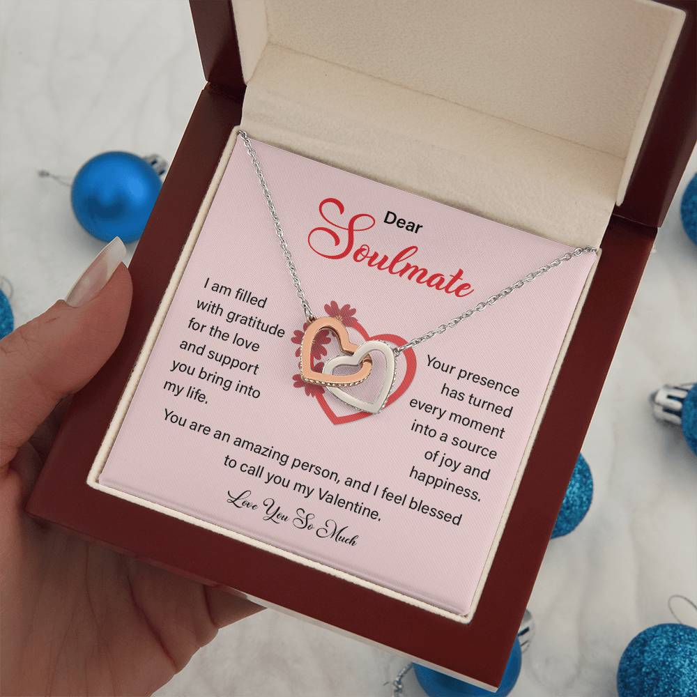 Valentine necklace Gift for soulmate