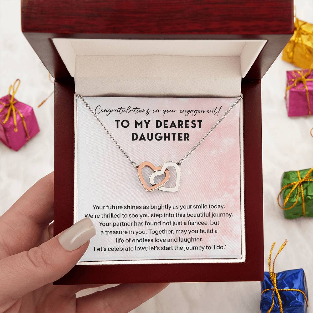 Gift for Daughter – Love Knot Necklace with Card